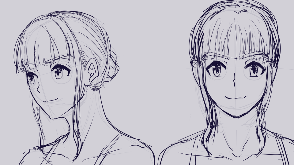 キャラクターの顔をバランスよく描く方法 初心者向け みつき屋